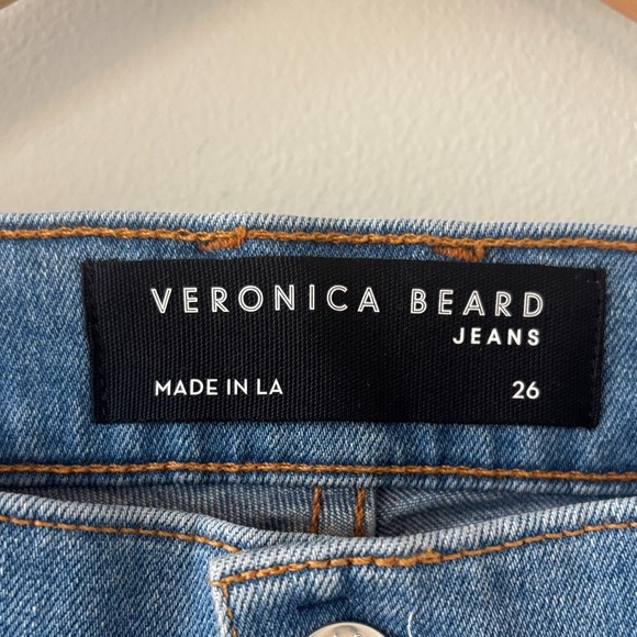 Veronica Beard Light Blue Flare Jeans - Picture 2 of 4